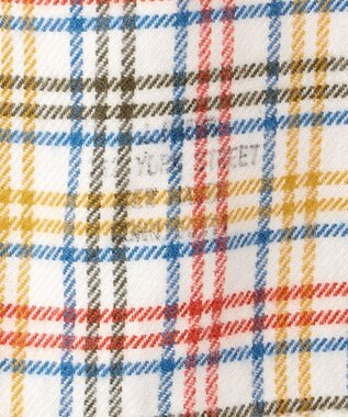 J.PRESS MEN テンセルミックスコットンネルシャツ / B.D. ホワイト系3