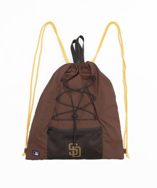 WEGO 別注MLBドローコードナップサック ブラウン