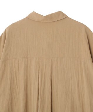 YECCA VECCA スカーフデザインアシメハーフスリーブシャツ Beige