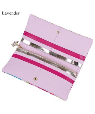 tsumori chisato CARRY ハッピースタッフ　長財布　2つ折り　かぶせ ラベンダー