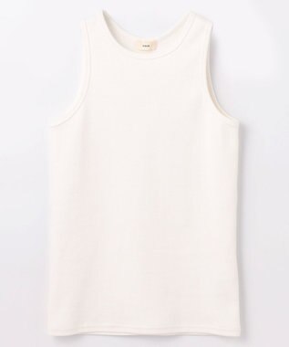 NAVE 【Nave】リブカットソー タンクトップ ホワイト系