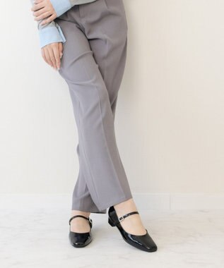 Bridget Birkin 【Bridget Birkin】ビジューメリージェーンレインパンプス ブラックエナメル