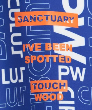 PW CIRCULUS 【UVカット / 吸水速乾 / 伸縮性抜群】【MEN】PWロゴ柄モック サックスブルー系5