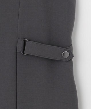 J.PRESS LADIES L 【洗える】RELAXIONツイル ジャンパースカート スレート系