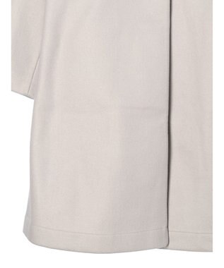 Green Parks 洗えるＶネックミディ丈コート Light Gray