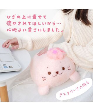 Mother garden しろたん 桜メルティ ぬいぐるみ 36cm 0