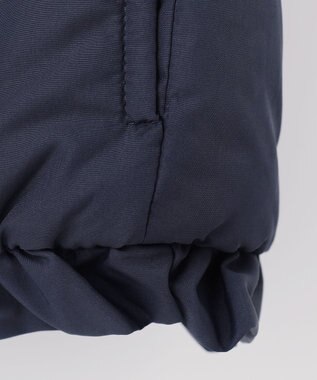 ANY KIDS ボア リバーシブル ベスト ネイビー×グレージュ