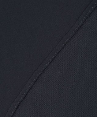 ICB 【新色追加・接触冷感・UVケア・速乾・洗える】BackSatinAmunzen  5分袖 キーネックブラウス ネイビー系