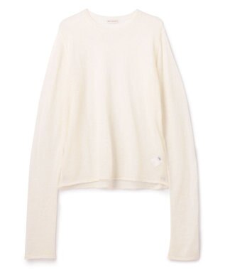 BEIGE， PROTAGONISTA / シアーモヘアニット White
