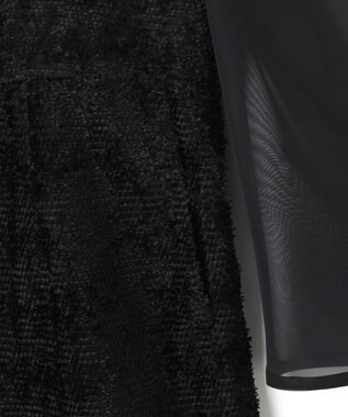 ICB L ダイヤカットジャカード オールインワン ブラック系