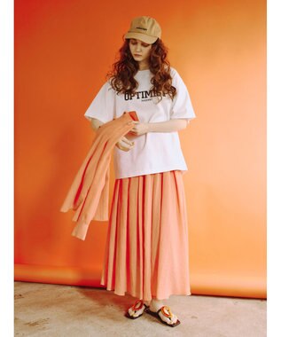 Te chichi シンプルロゴプリントBIGTシャツ《2026 SUMMER LOOK item》 オフホワイト
