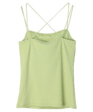 Green Parks カップ付きマルチストラップキャミ Green