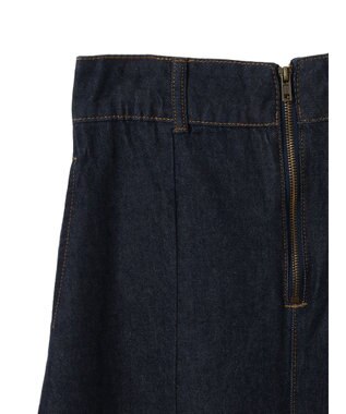 Green Parks フロントＺＩＰデニムスカート One Wash