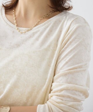 AMERICAN HOLIC シアーベロアプルオーバー Ivory