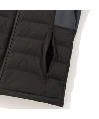 ZERO HALLIBURTON ハイブリッドパデットブルゾン 82755 撥水 保温 裏起毛 ゴルフ ZHG-W15a ブラック