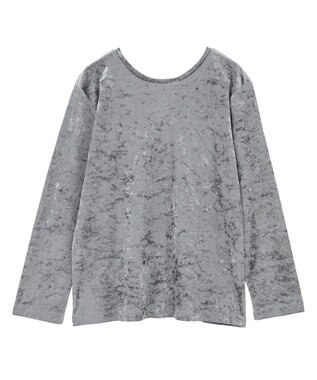 AMERICAN HOLIC シアーベロアプルオーバー Charcoal Gray