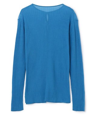 uncrave ランダムリブシアーニット カーディガン ロイヤルブルー