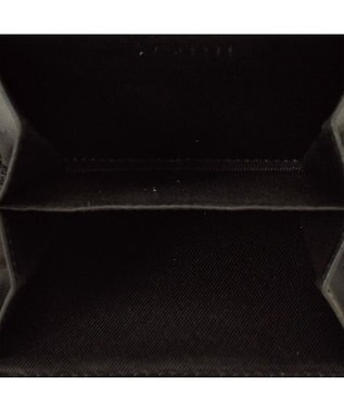 UNBILLION ペルケ perche ジェムストーンヒネリかぶせ二つ折り財布 ブラック