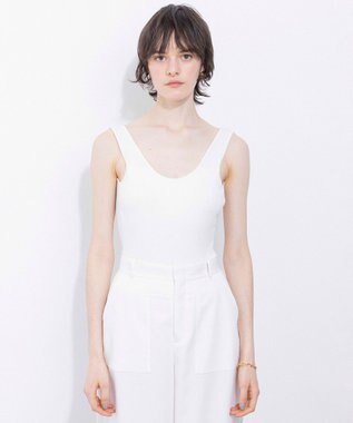【Nave・洗える/ストレッチ素材】ボディスーツ タンクトップ