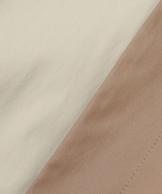 自由区 【XSサイズ～/洗える】リバーメモリー ステンカラーコート ブラウン系