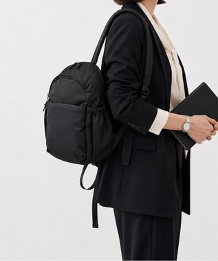 style code 【RICKERS/リッカーズ】ミニリュック レディース きれいめ 軽量 ナイロン 小さめ リュックサック おしゃれ ブラック 黒 大人 b5 収納