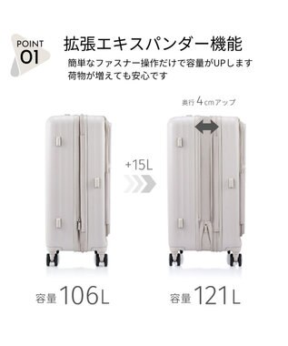 Samsonite アメリカンツーリスター スーツケース 106L(/121L) トラント スピナー68 TRANTO ワームグレー