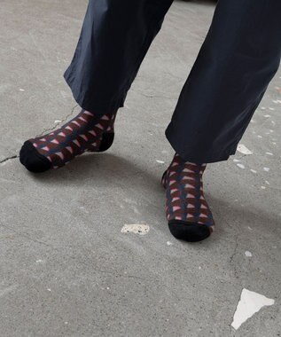 TRICOTE POLYGON PILE SOCKS / POLYGONパイルソックス 87BROWN