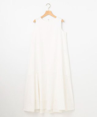組曲 S 【WEB限定・新色追加】エンブロイダリーレースノースリーブ ワンピース アイボリー系