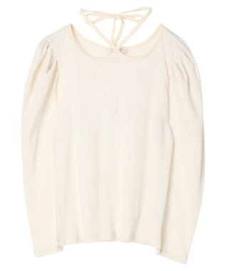 earth music&ecology ホルターネックインナー Ivory