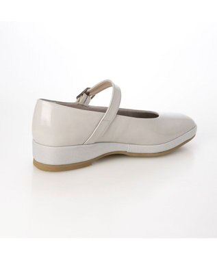 MODE ET JACOMO <D'ICI>ワンストラップローヒールパンプス ライトグレーエナメル