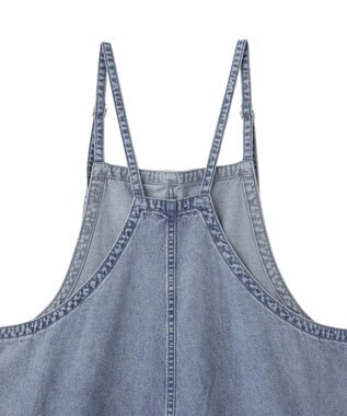 YECCA VECCA 綿麻デニムサロペット Light Indigo
