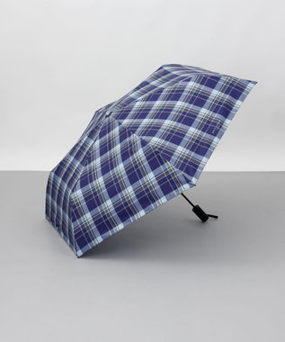 AURORA 【MACKINTOSH LONDON（マッキントッシュ ロンドン）】先染めチェック雨傘（折りたたみ傘）