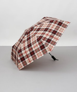 AURORA 【MACKINTOSH LONDON（マッキントッシュ ロンドン）】先染めチェック雨傘（折りたたみ傘）