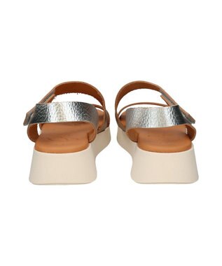 INTER-CHAUSSURES 【Oh my Sandals】クッションインソール厚底サンダル ゴールドコンビ