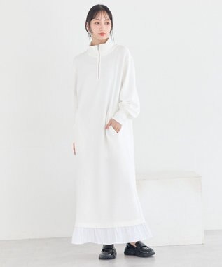 earth music&ecology レイヤーヘムワンピース