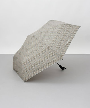AURORA 【MACKINTOSH LONDON（マッキントッシュ ロンドン）】先染めチェック雨傘（折りたたみ傘）