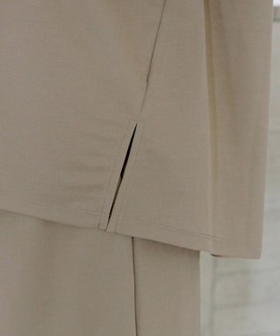 Tiaclasse 【洗える】フレンチスリーブカノコトップス ベージュ