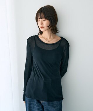 YECCA VECCA クルーネックシアーインナー