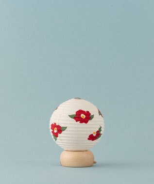 ちょうちん堂 【きもち】KAGAYAKI 椿 ちょうちん ライト ホワイト