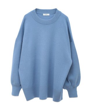 earth music&ecology やわらかタッチチュニック Blue