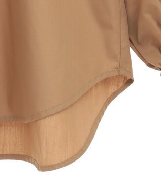 CRAFT STANDARD BOUTIQUE スタンドフリルブラウス Beige