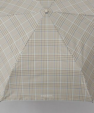 AURORA 【MACKINTOSH LONDON（マッキントッシュ ロンドン）】先染めチェック雨傘（折りたたみ傘） カーキ