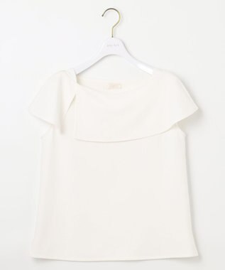 ANY SIS L ケープディテール カットソー オフ