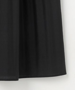 J.PRESS LADIES S 【一枚で着映え】プリーツコンビ ノースリーブ ワンピース ブラック系