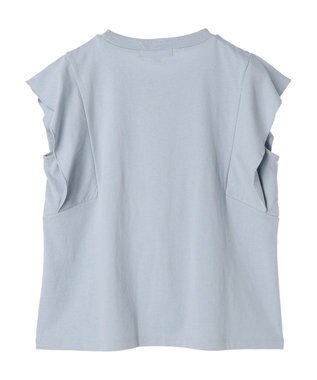 Green Parks ・ＳＵＧＡＲ　ＳＰＯＯＮ【ＣＯＯＬ】フレンチスリーブＴＥＥ Blue