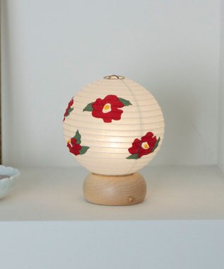 ちょうちん堂 【きもち】KAGAYAKI 椿 ちょうちん ライト ホワイト