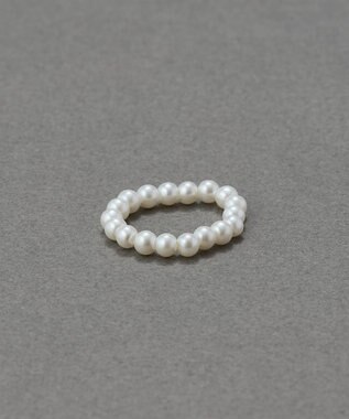 Phoebe 【伸びるリング】バブルフィットリング　パール3mm ホワイト