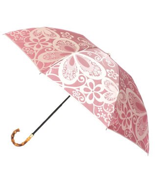 槇田商店 Kirie 蝶々 ワインレッド 折りたたみ傘 ワイン