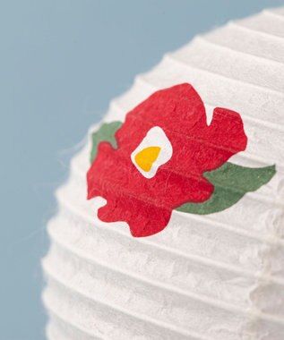 ちょうちん堂 【きもち】KAGAYAKI 椿 ちょうちん ライト ホワイト