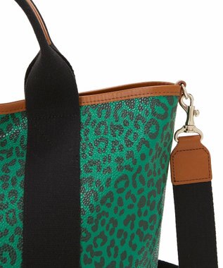 TOPKAPI 【Breath TOPKAPI】SCOTCH GRAIN スコッチグレイン 2wayトート バッグ M レオパード グリーン